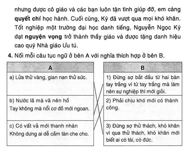 Vở bài tập Tiếng Việt lớp 4 tập 2 trang 82 83