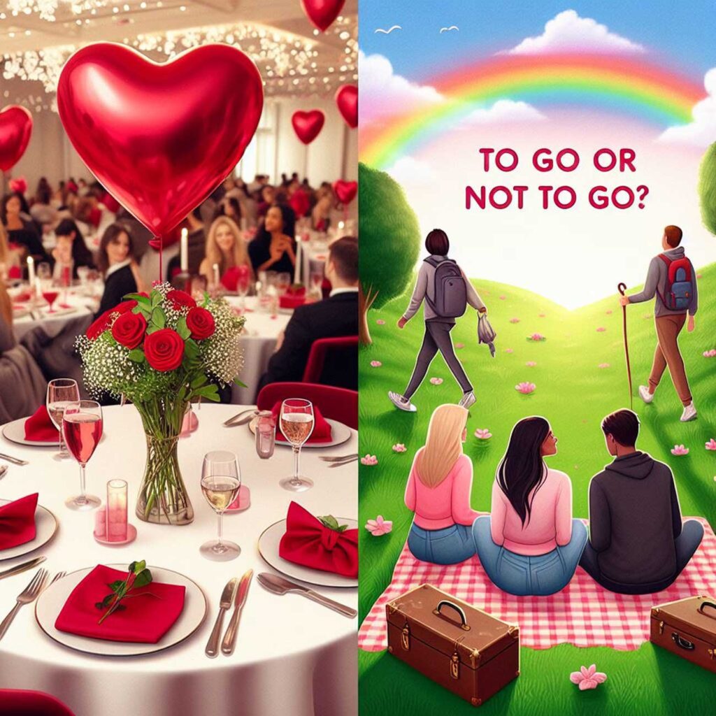 To Go or Not to Go Dining Out with a New Friend on Valentine's Day